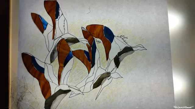 Ducks in Flight — 08