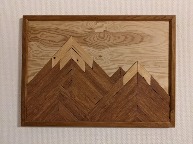 Mountain inlay