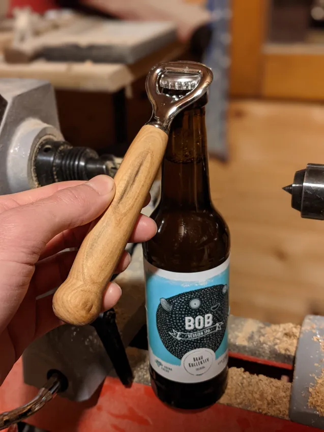 Bottle opener — finished